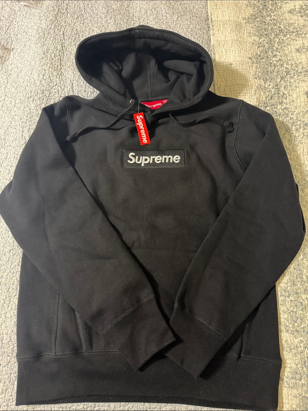 Supreme Black Box Logo Pullover Hoodie